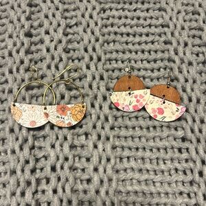 * 2 for $5 * Leather Earring Bundle